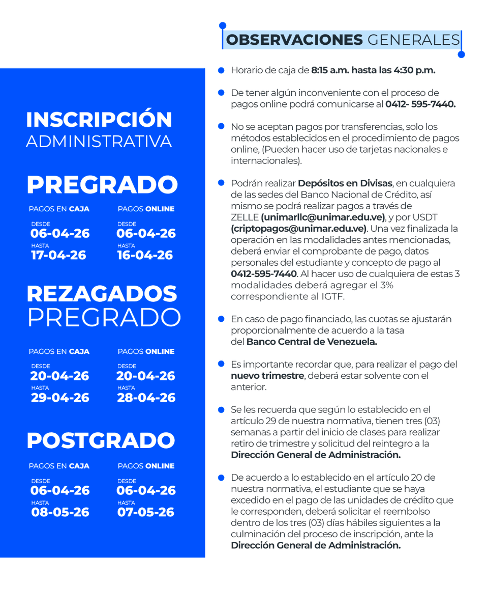 Univ de Margarita tweet media