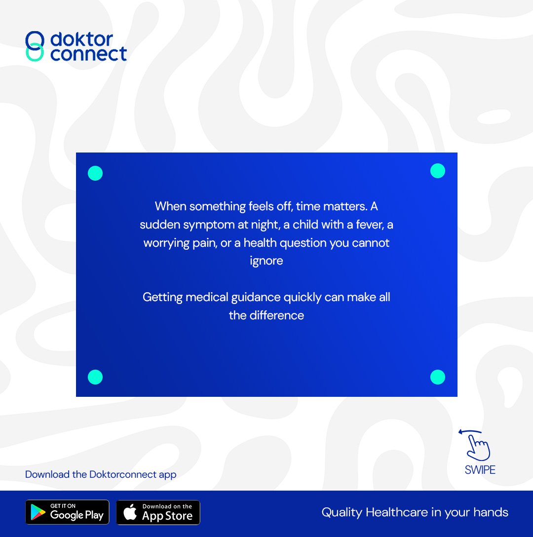DoktorConnect's tweet photo. Health concerns can happen at any time. Having access to medical guidance when you need it save lives

#doktorconnect #telemedicine #digitalhealth https://t.co/uSJ7nKpaTH