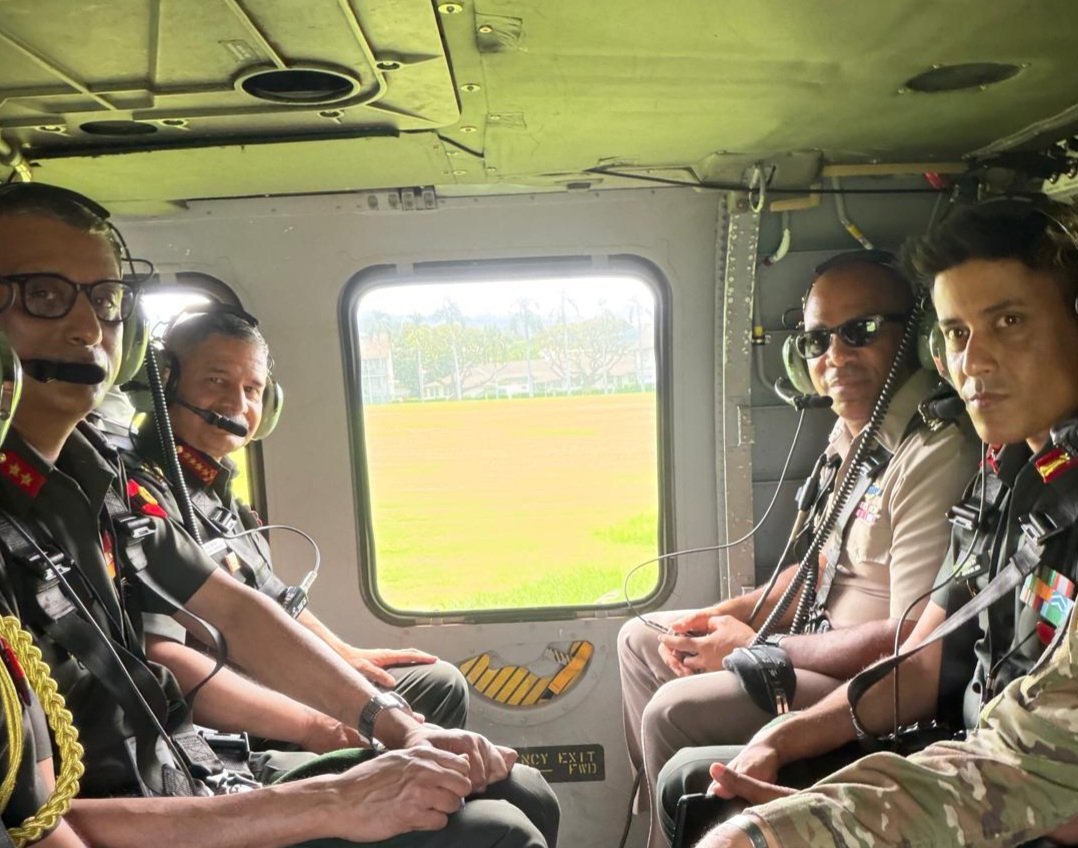 airnewsalerts's tweet image. Chief of Army Staff General Upendra Dwivedi accorded a Guard of Honour at Fort Shafter in #Hawaii, during his ongoing visit to the United States Army Pacific.

General Dwivedi also held discussions with Commanding General of the US Army Pacific, Ronald P. Clark and other senior