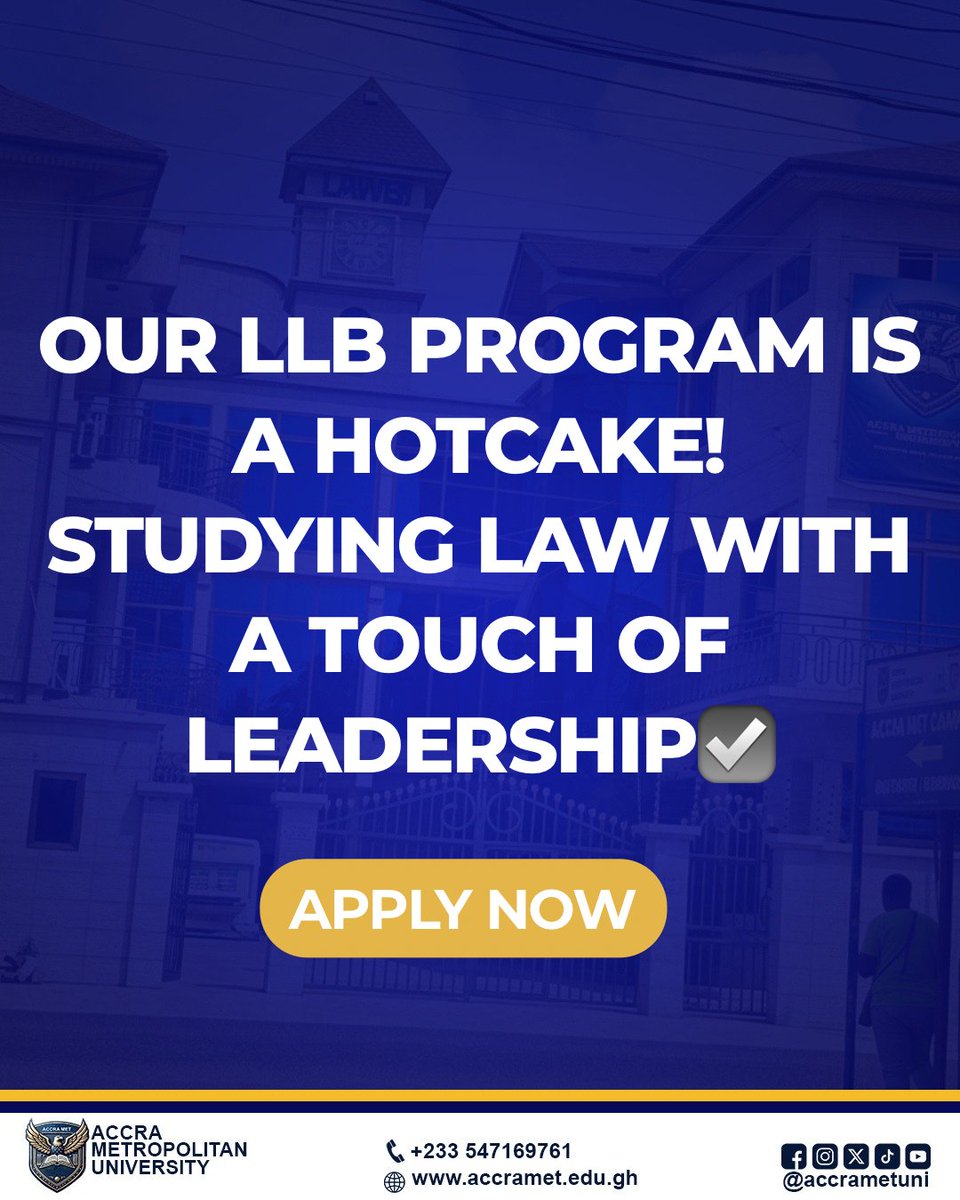 Accra Metropolitan University tweet media
