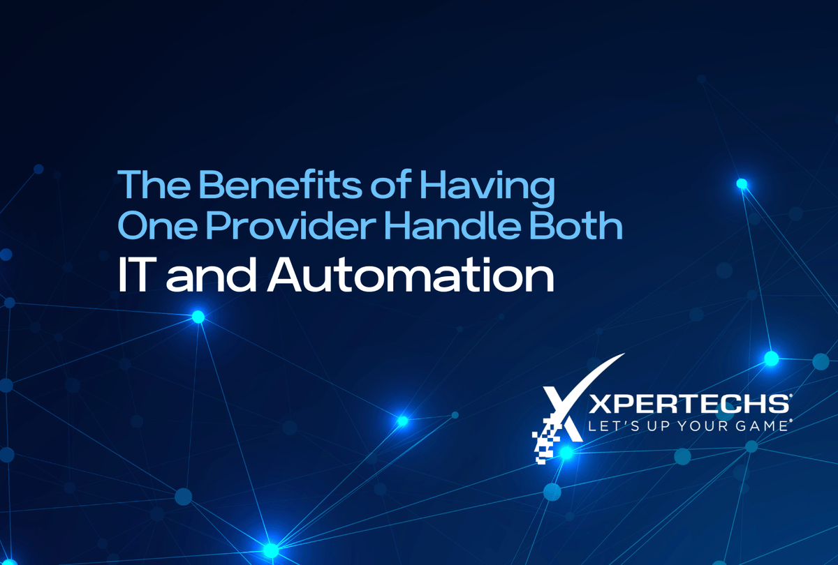 XPERTECHS's tweet photo. Learn about the three advantages you get when one provider handles both IT management plus AI and automation. https://t.co/5H5iIiJ50z

#LetsUpYourGame #AI #Automation #AutomationasaService https://t.co/pPGPd4n7iC