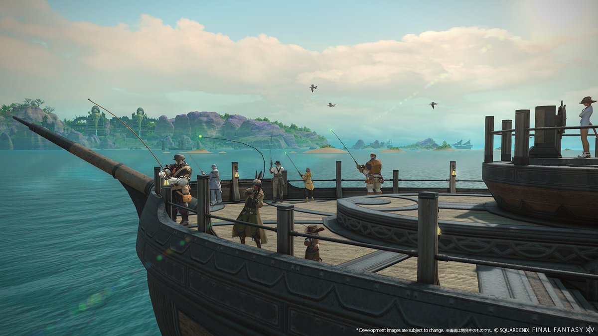FF_XIV_EN's tweet image. Embark on nautical adventures anew with an additional ocean fishing route, arriving on April 28 with Patch 7.5! 🎣

Set sail with your fellow fishers and discover the minnows and monsters that lurk in the depths of familiar seas...