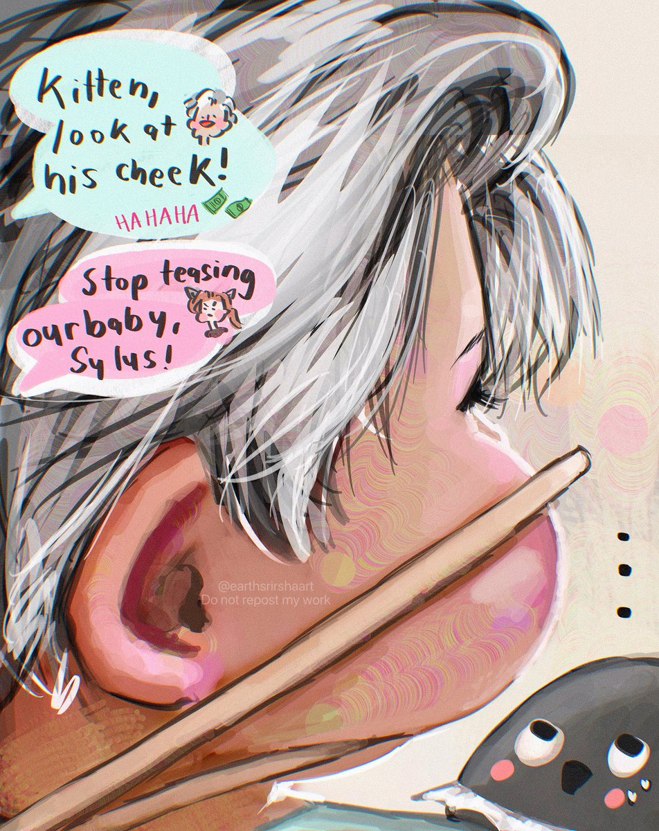 Lili’s baby cheeks