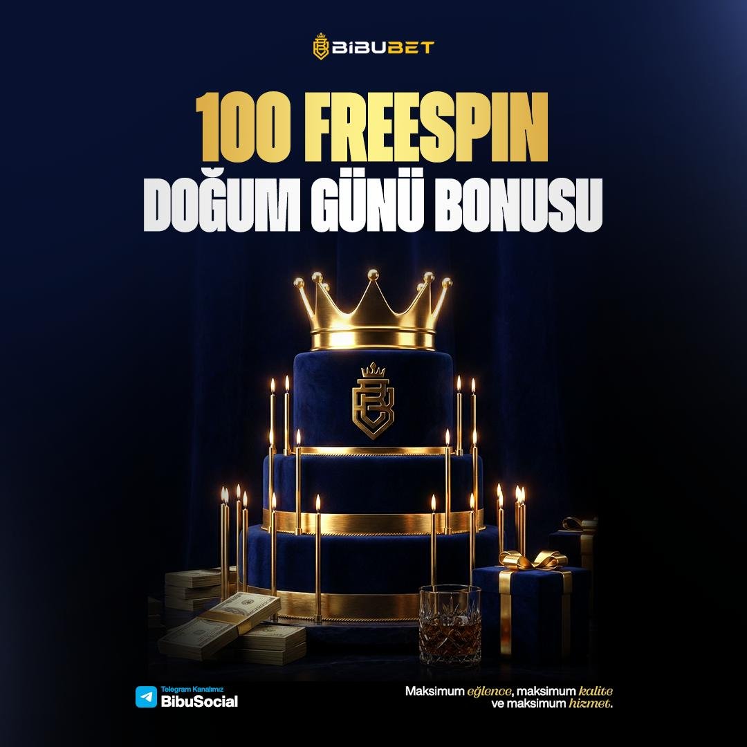 bibubetresmii's tweet image. 🎁 Bugün sahne senin, sürprizin BibuBet’te! 

💛 BibuBet ailesi olarak yeni yaşını boş geçmiyoruz. 

🎁Kutlamaya özel 100 Freespin hediyen hazır! 

🪙 Dileğini tut, pastanı kes ve şansını oyuna taşı! 

Güncel Giriş: dub.link/bibusosyal

#bibubet #bonus #casino