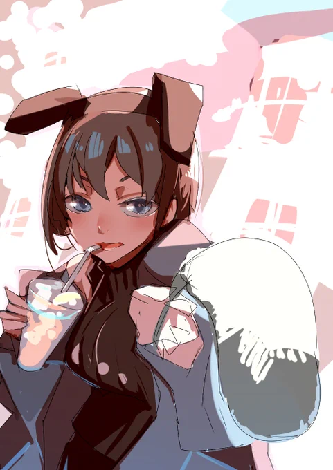 #ワンドロ 今回のお題は 「コオロギ/ねこじゃらし/奪う/遊園地」 「酒に酔う」 です。