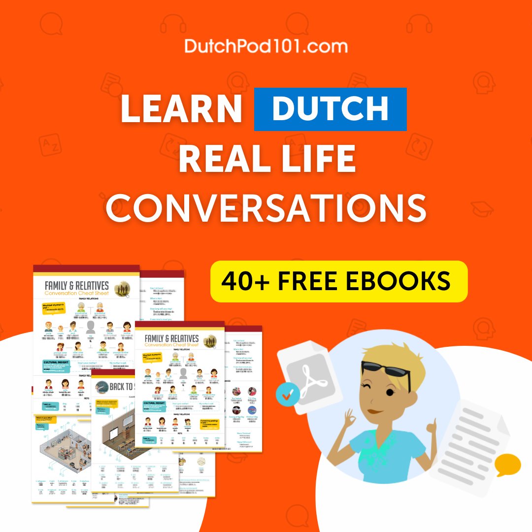 DutchPod101's tweet photo. Grab all your FREE Dutch PDF lessons now: 📖
🔗 https://t.co/dA3rYLs1Ja

#DutchStudy #LearnDutchOnline #StudyMotivation https://t.co/f3CtFSHpj1