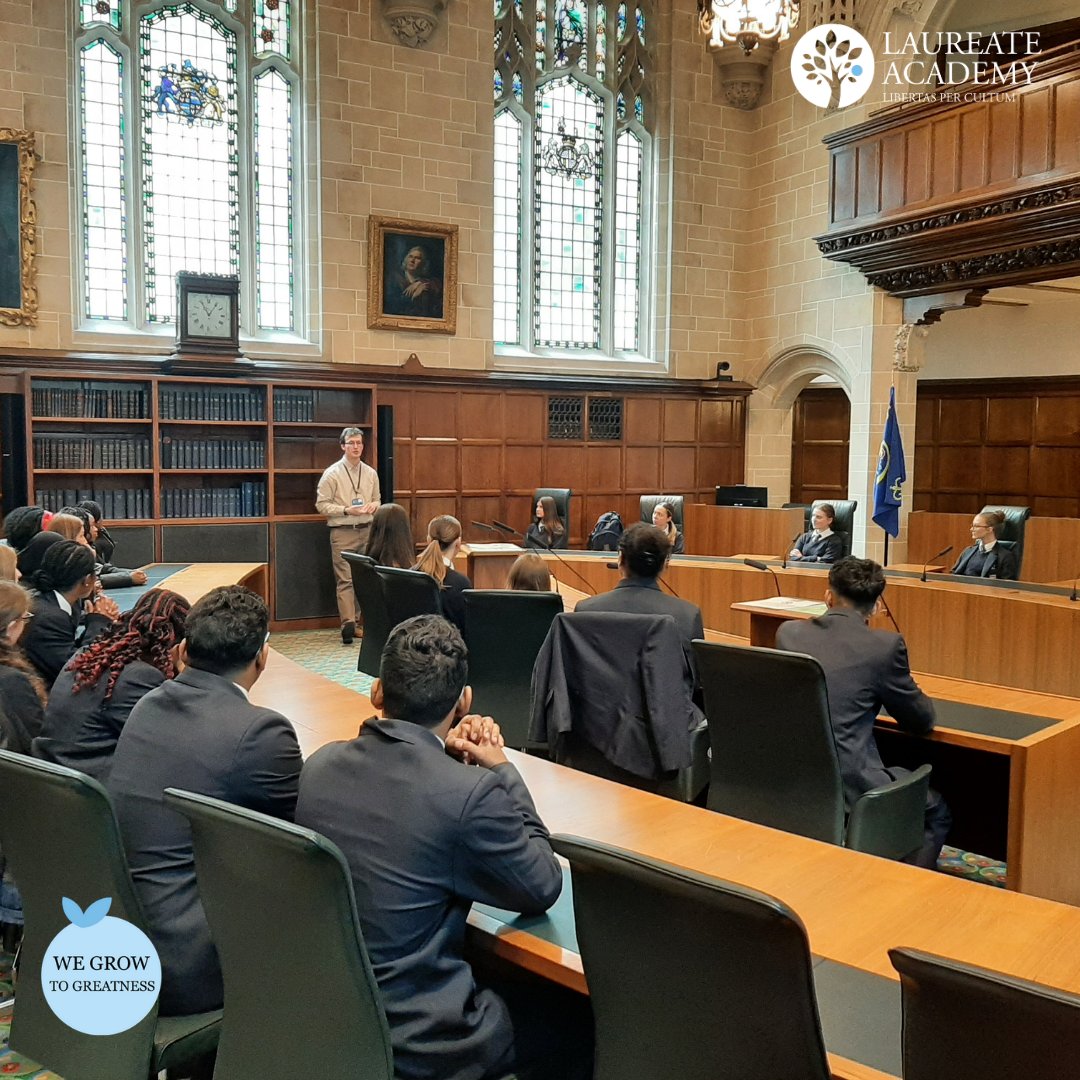 AcademyLaureate's tweet image. Year 10 had a brilliant day at the Supreme Court last week 👩‍⚖️✨ They explored courtrooms, sat in judges’ chairs and gained a real insight into the world of law. 

#SupremeCourt #Year10 #SchoolTrip #London #WeGrowToGreatness
