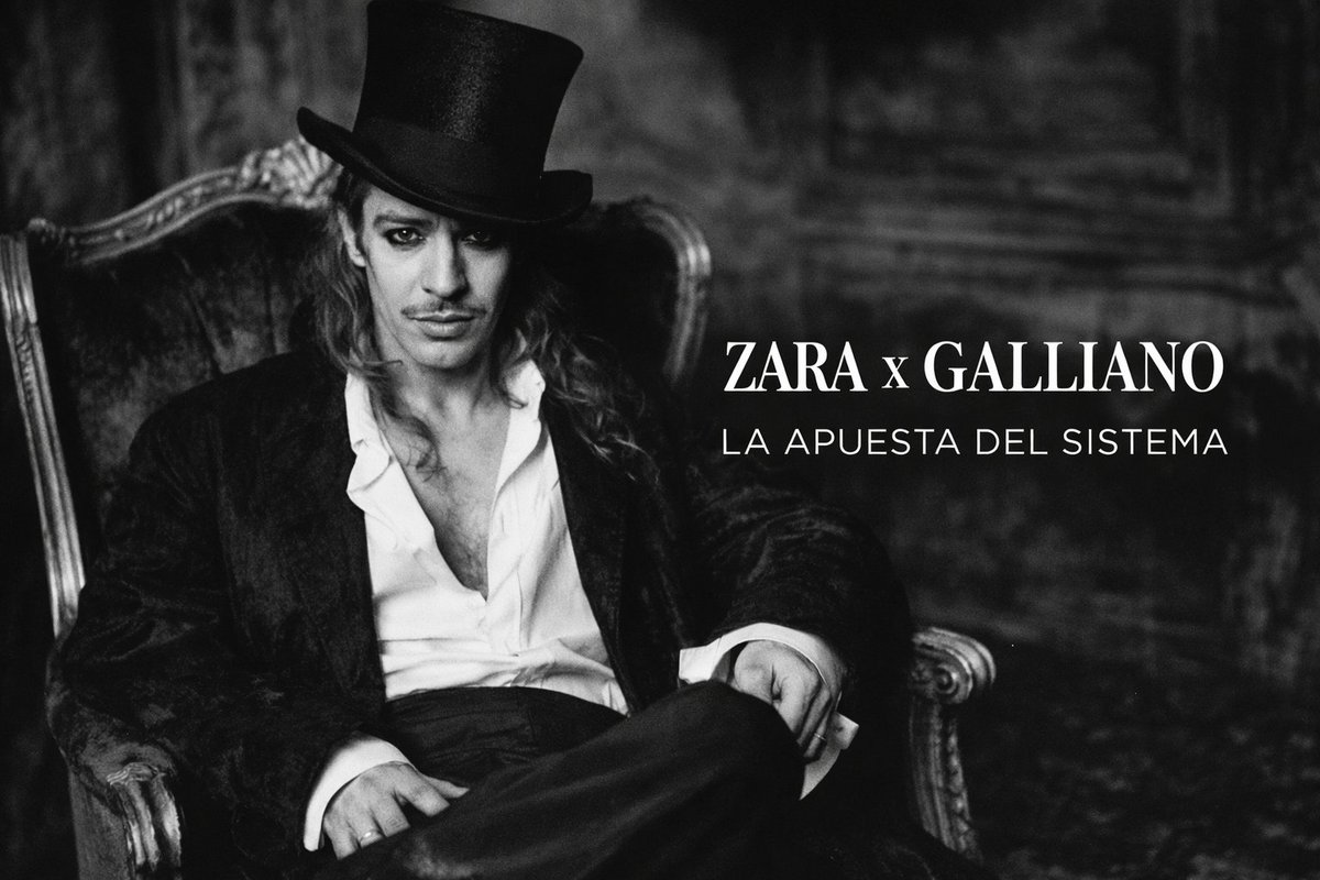 AJGR_Fashion_C's tweet image. Zara x Galliano: el verdadero riesgo de la colaboración no es creativo.

No se trata de diseñar una colección. Se trata de hacerla funcionar dentro de un sistema pensado para velocidad, control y eficiencia.

Hilo 🧵👇

#Zara #Galliano