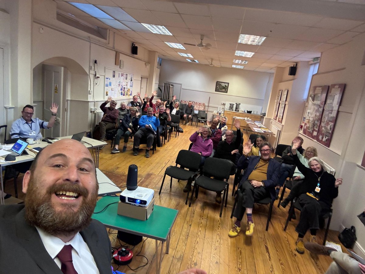 EntrainSpace's tweet photo. Our Veterans' Ambassador Kenny proudly represented Entrain Space at Wilton Town Council's Annual Town Meeting last night, where our idea of a community mentoring scheme for resident veterans was well received.

A highlight of the evening was Wilton Town Council formally signing the Armed Forces Covenant, reinforcing their commitment to supporting the Armed Forces community.  

The meeting was a great opportunity to connect with the local community, exchange some key updates, and build on those strong community partnerships that mean so much for our veterans.

#EntrainSpace #VeteransSupport