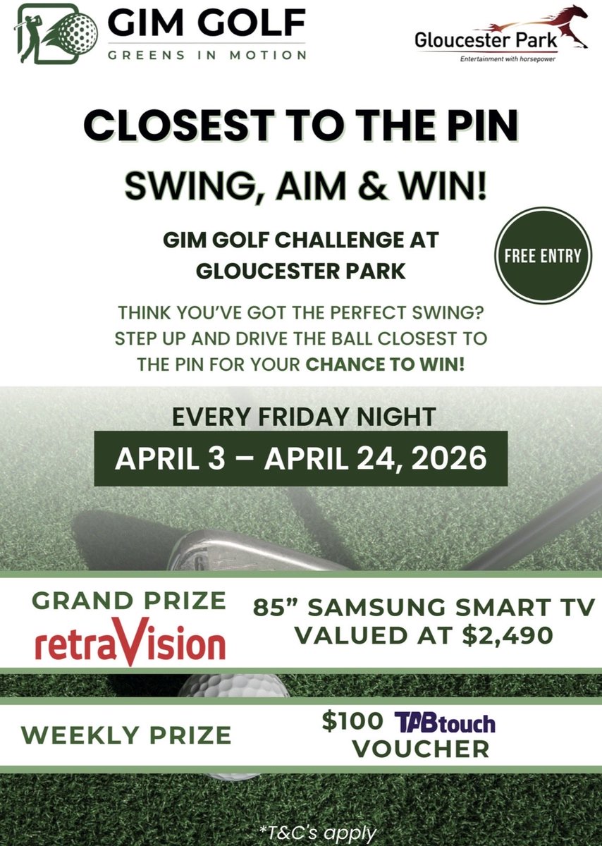 GloucesterPark's tweet image. Looking forward to more Gr 1 action this Friday night with the @RetravisionAUS Fremantle Cup, the GIM Golf competition and the @TAB_touch Punters Club in the Beau Rivage @RacingWAHarness 
#golfWA #perthlife #gloucesterpark #ribbonoflights