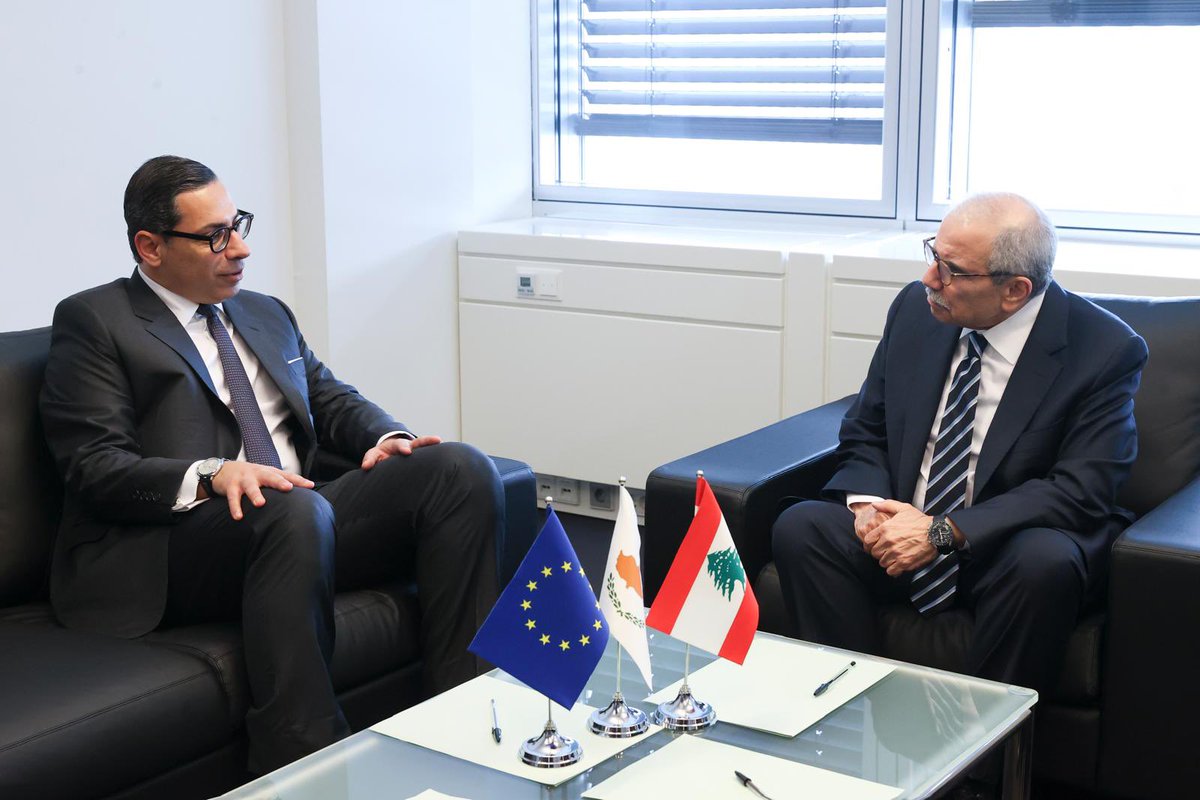 ckombos's tweet photo. 📍Luxembourg ~ On the sidelines of the Foreign Affairs Council, I met with the Prime Minister of Lebanon Dr Nawaf Salam.

I reiterated Cyprus’ principled support for Lebanon’s independence, sovereignty and territorial integrity.

The 10-day ceasefire is a meaningful step towards de-escalation across the region and paves the way for lasting peace. Towards this end, it is vital that all parties fully respect and implement what has been agreed. We support the US-mediated talks. 

At the same time, the Republic of Cyprus will continue to provide humanitarian assistance to support the people of Lebanon, who are being tested by the latest developments. 

@CyprusinLebanon