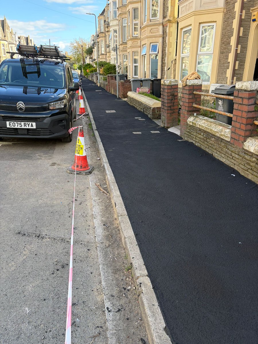 DeAthCardiff's tweet image. 🚧 Pavements along Claude Road looking much better after resurfacing  #Roath #Cardiff