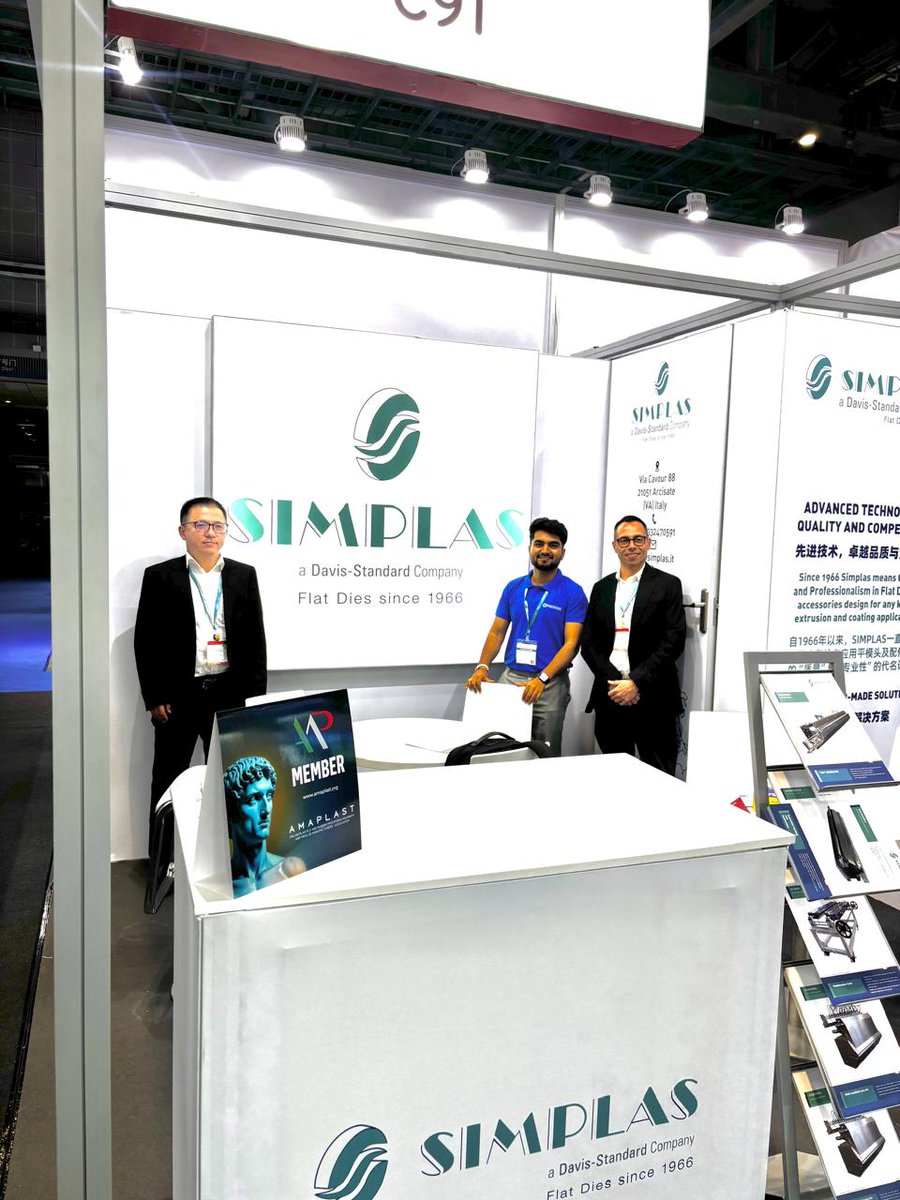 PackoneSolution's tweet image. Email - marcom@packone.in
Website - packone.in
#flexiblepackaging #Extrusion #plasticindustry #packaging #Blownfilmline #Chinaplas2026 #China #Shanghai