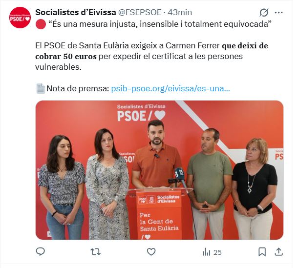 PP Santa Eulària des Riu tweet media