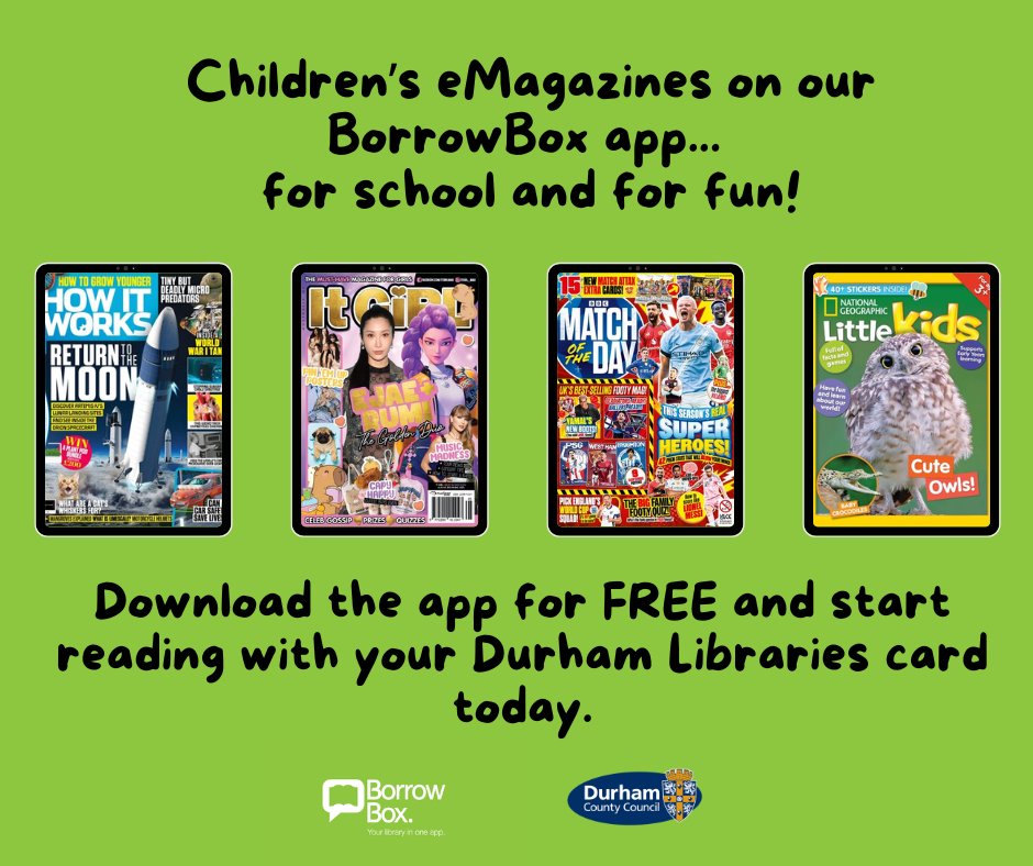 County Durham Libraries tweet media