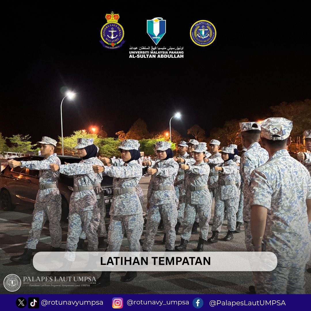 rotunavyumpsa's tweet photo. [17 &amp; 18 APRIL 2026 | LATIHAN TEMPATAN ]

Pada 17 April, Pegawai Kadet Ambilan ke-13, 14 dan 15 telah menjalani latihan kawad, manakala pada 18 April pula menjalani latihan renang.

#rotunavyumpsa #palapeslautumpsa
#navypeople #palapeslaut #psstldm https://t.co/HH3qzjlbft
