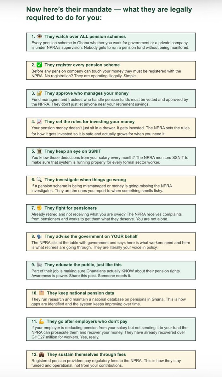 Systems like Social Security and National Insurance Trust operate under the watch of the National Pensions Regulatory Authority. #TheNPRAMandate #TruthForPensioners