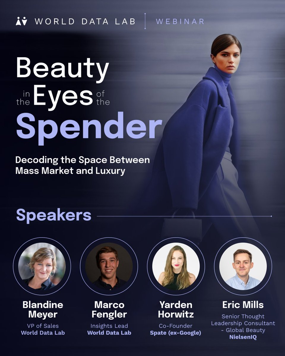 worlddatalab's tweet photo. 661 million affluent consumers. ~$23.6k in discretionary income. $650 currently spent on beauty products. Where does the rest go — and what would it take to capture it?

Link to register: https://t.co/DfEQ6XhkKi https://t.co/Q584LOQMpY