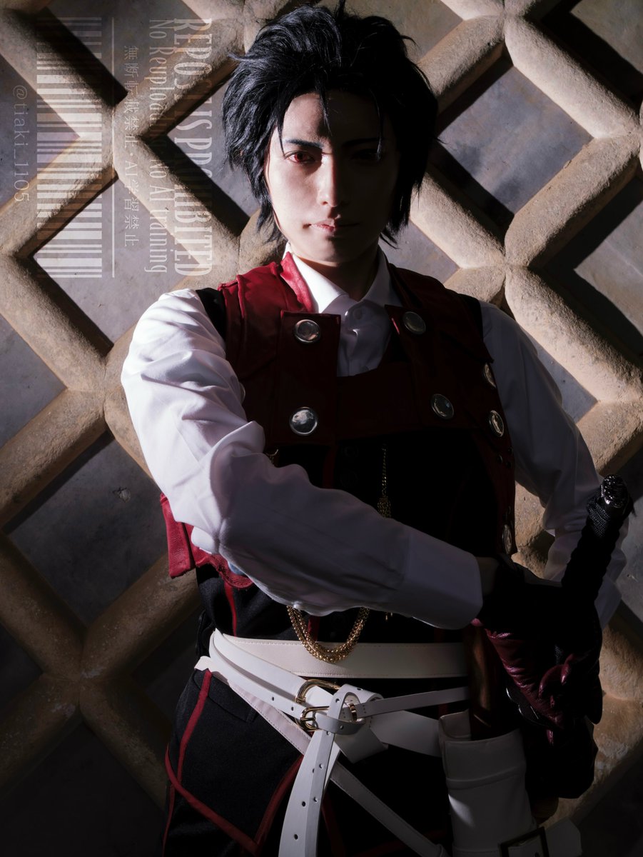 【#コスプレ】
『Fate/Grand Order』
土方歳三(第二再臨)

「狂戦士ご覧あれ。」

撮影:佑介さん<a href="/ovoghost/">佑介</a> 

#ぐだぐだ特異点0418
#cosplay 
#佑介cosphoto