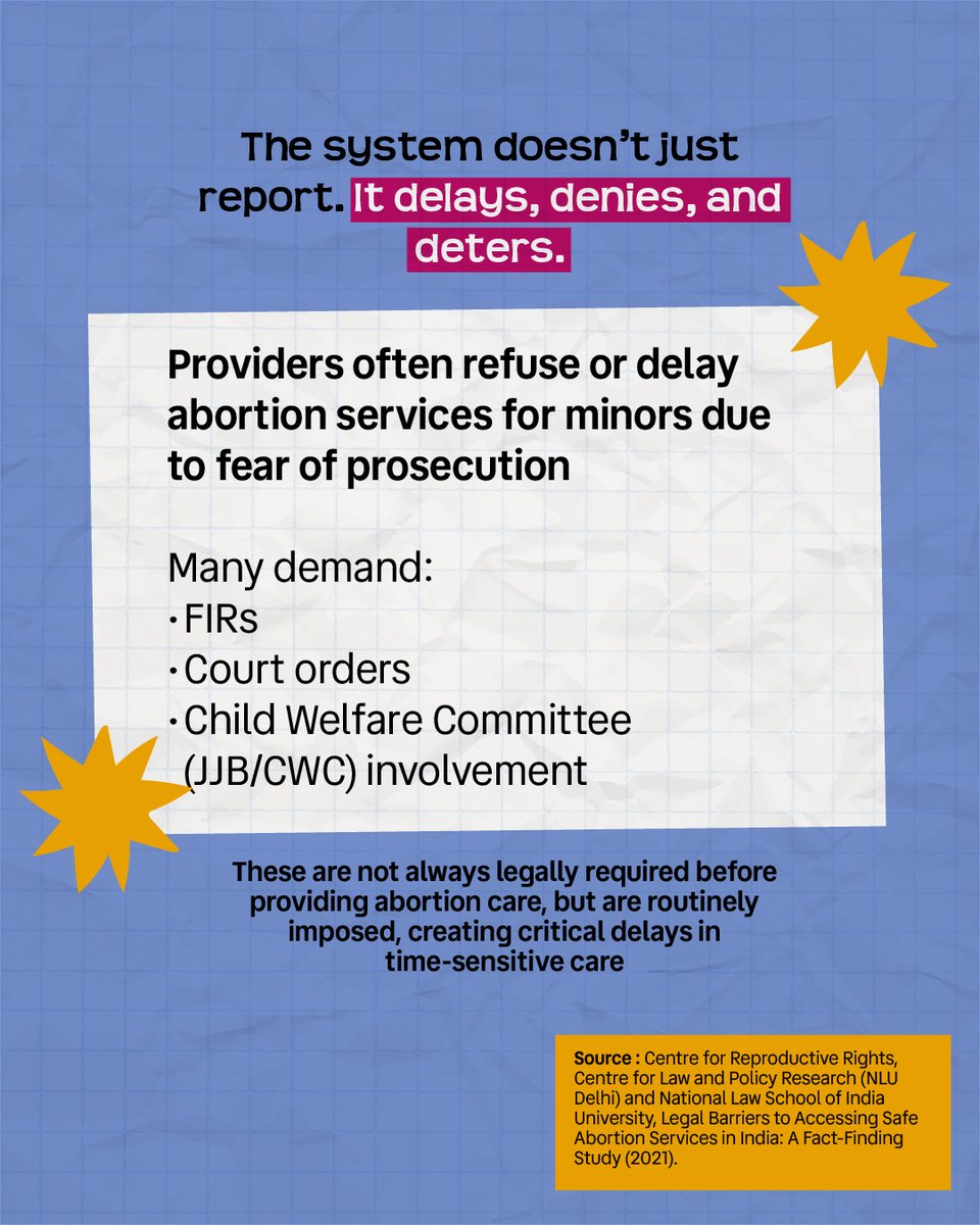 sazaxsupport's tweet photo. While this breaks silence around sexual abuse, it also mandates doctors, to whom minors come seeking pregnancy, to report about it. It also leads to delayed treatment, as care providers deny treatment in fear of prosecution.  2/3 https://t.co/IsH8lNVgc8