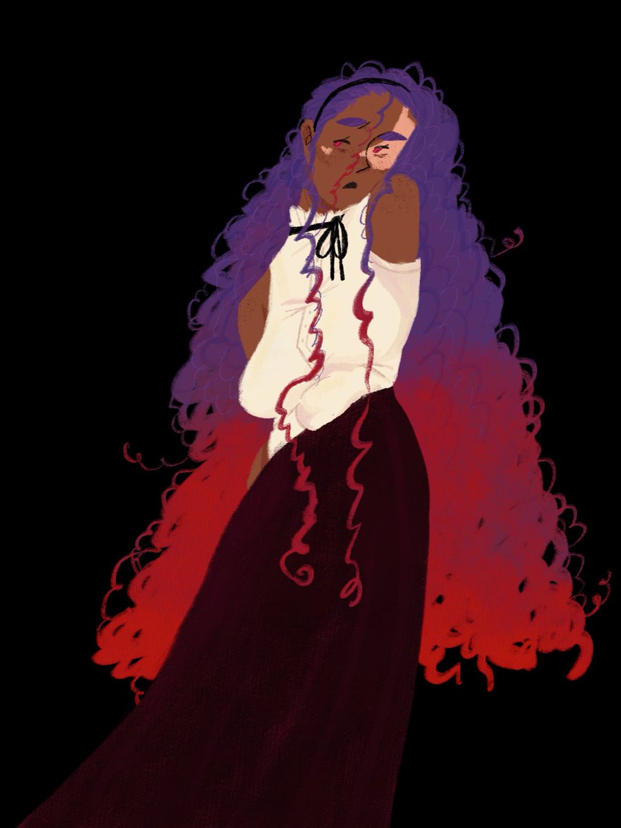 De luto

(Esta preciosa es el OC de <a href="/Sankyuku/">☀️Kuku☀️</a> 🧎‍♀️)