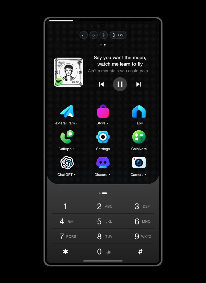 RPM28XI's tweet photo. Clean Minimal Key Launcher Setup
Iconpack: Premium Icon Pack https://t.co/bbhEB4p8Lk by @maxpatchs https://t.co/XEzklW9ufw
