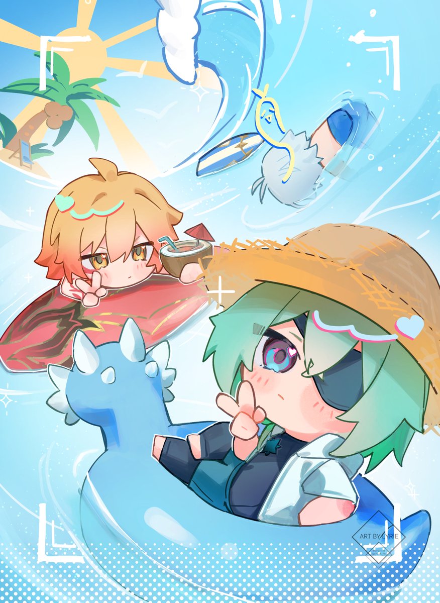 lyrieeeee's tweet image. I will be participating in a HSR Summer Rally at doujima as well!!
Don't worry about phainon he's doing fine

#honkaistarrail #hsrcreators