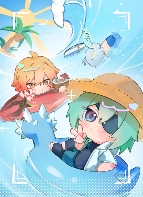 I will be participating in a HSR Summer Rally at doujima as well!! Don't worry about phainon he's doing fine #honkaistarrail #hsrcreators