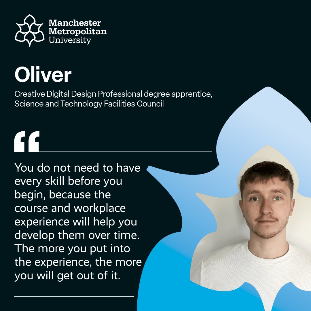 Degree Apprenticeships at Manchester Met tweet media