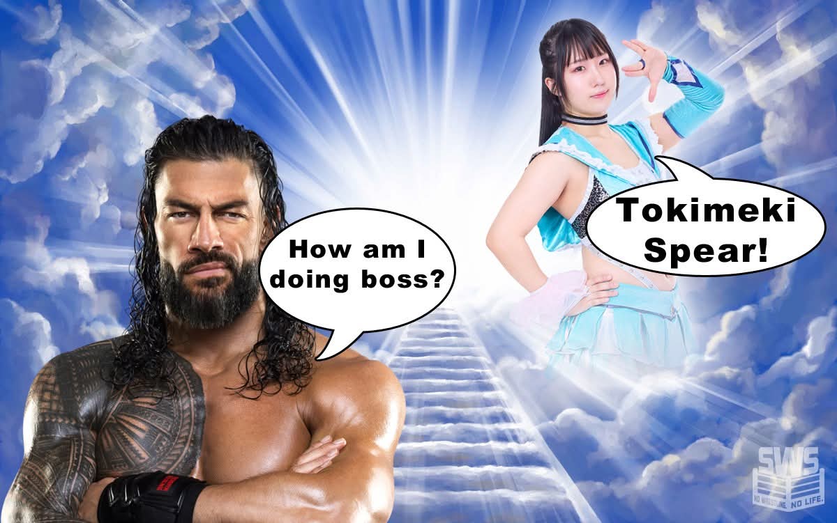 sgwrestlingsoc's tweet photo. Tokimeki Spear https://t.co/w4TYSS5atU