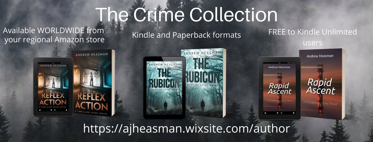 HeasmanAuthor's tweet image. The Crime Collection. Get your copy in #kindle #paperback format from your regional #Amazon store WORLDWIDE. #FREE to #KindleUnlimited #KU  members UK readers  amazon.co.uk/Andrew-Heasman…………… US readers  amazon.com/Andrew-Heasman…………… #crimefiction #BookTwitter  #crimethriller
