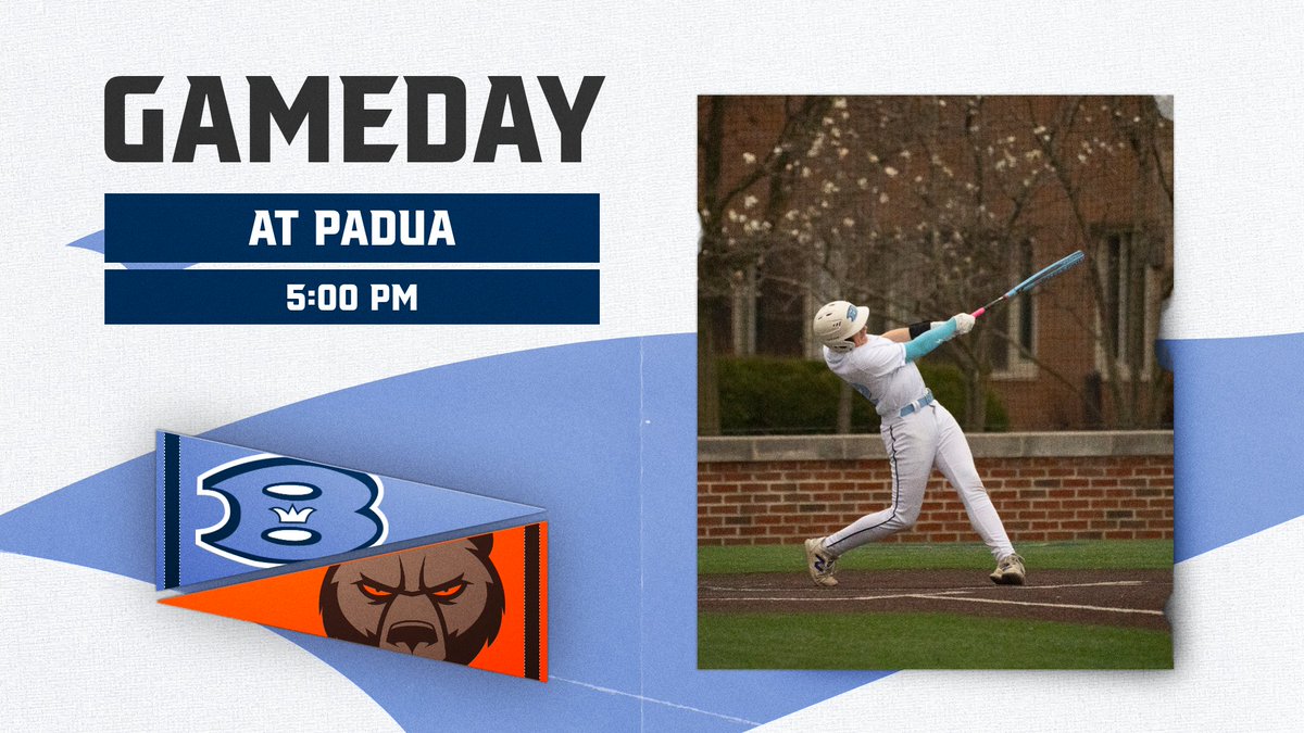 BENE_ATHLETICS's tweet photo. Round two against the Bruins. 

First pitch is set for 5:00 PM in Parma.

Let's go Bengals! https://t.co/AyMKHBeAH3