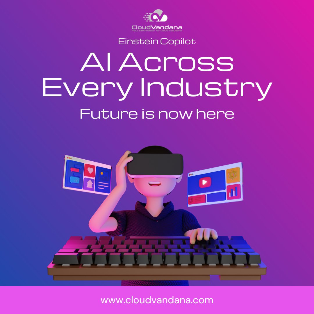AI is powerful only when it solves real business problems.

Einstein Copilot brings industry-specific AI into Salesforce—helping teams automate tasks, get real-time insights, and personalize experiences across workflows.

From generic AI → to context-aware AI.