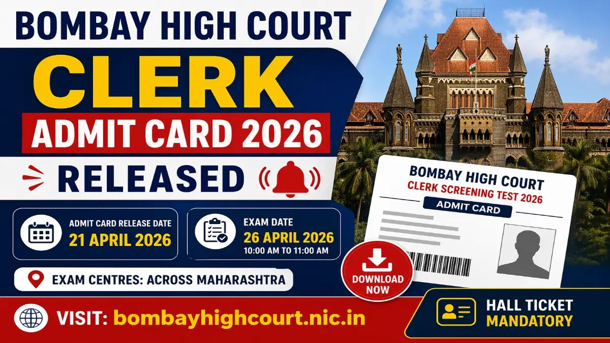 Sarkari_Result1's tweet image. Bombay #HighCourt #Clerk Admit Card 2026 Out🔥🔥
@Sarkari_Result1 #SarkariResult

Click Below Link To Download👇
sarkariresult.app/bombay-high-co…
