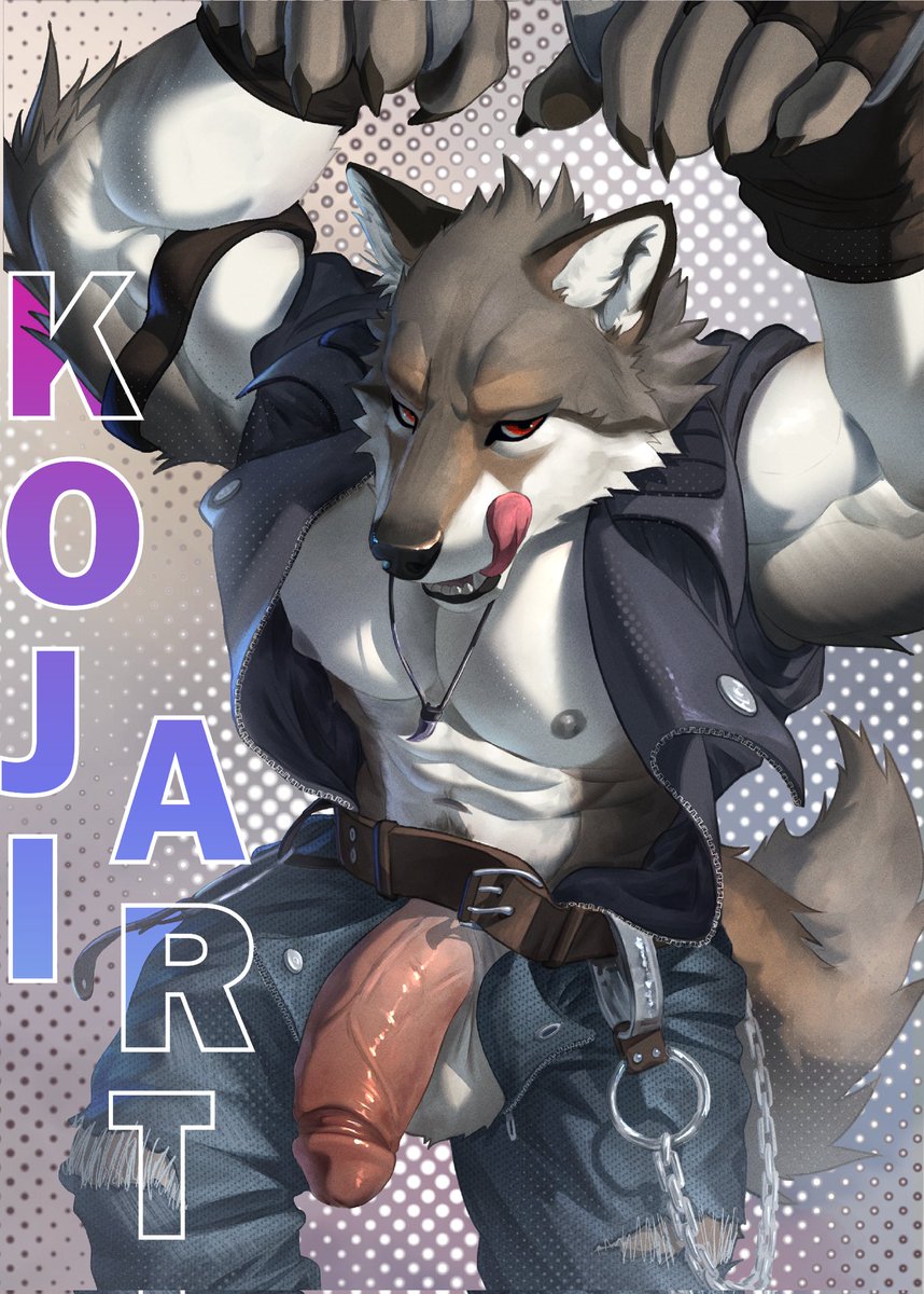Gift for <a href="/kojiray_/">Daemon 🐆🐾</a> 

#furry #art #myart #NSFW #wolf #muscle