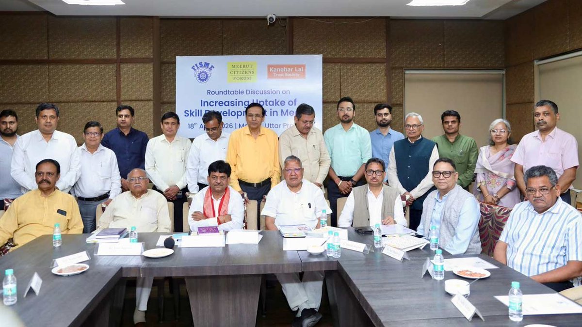 knnindia's tweet image. UP Minister Backs Skill Counselling And Career Fair To Drive Skill Development

#SkillDevelopment #Meerut #VocationalTraining #ITI #Upskilling #FutureOfWork #YouthEmployment #SkillIndia #CareerCounselling #MSME #IndustrialTraining @KapilDevBjp @RAgrawal_offcl @AmitAgarwalBJP