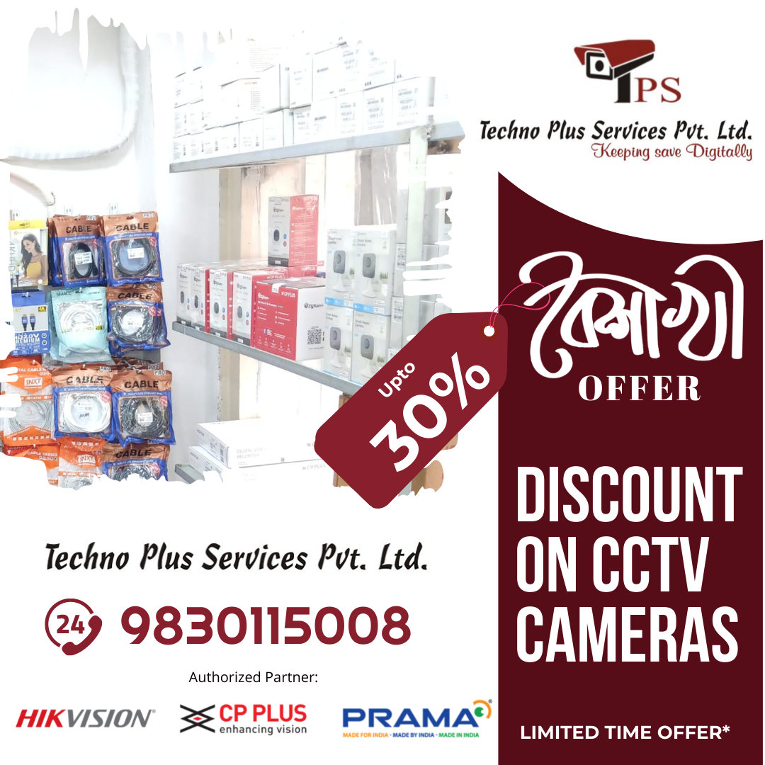 TpsWaves's tweet image. Baisakhi Offer, up to 30% off on CCTV Cameras. Call TPS Digital Waves on 9830115008 or log on to share.google/oYM5uVbS81FWjd…
#cctv #cctvuses #securitysystem #cctvsystems #cctvcameras #installcctv #Kolkata #Howrah