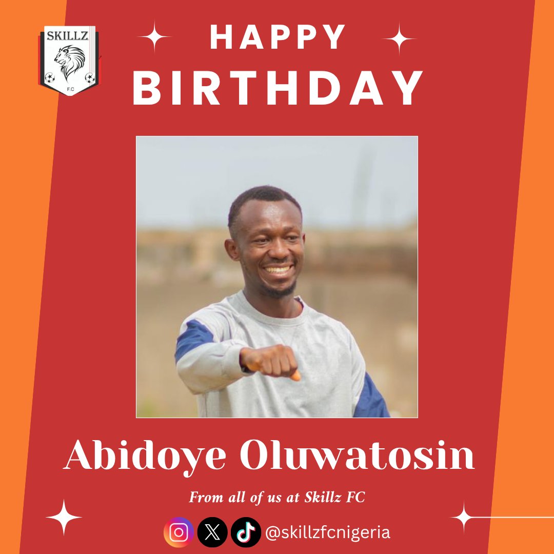 Happy birthday Coach Abidoye Oluwatosin Shadrach 🎉🎊

Coach once said......? 👀
Drop in the comments section, let's hear😀

#NaWeBeSkillz