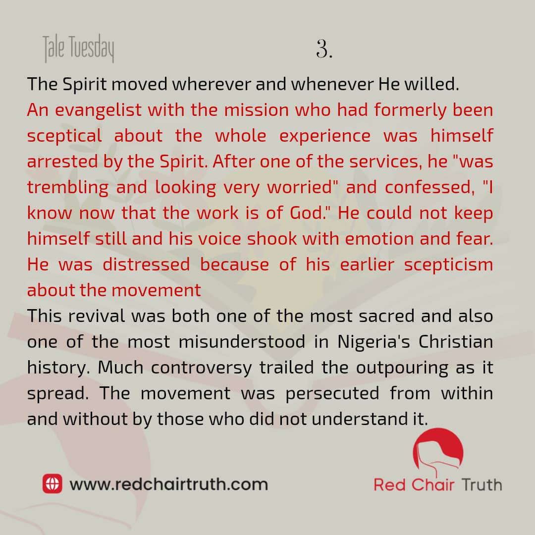 redchairtruth1's tweet image. No wind, no rain—yet the sound of falling rain filled the church. What followed spread like wildfire, and many believed they were witnessing a second Pentecost.

Discover how the revival unfolded this Tale Tuesday.

#RedChairTruth #TaleTuesday #Faith #RCT #ItaUdoh