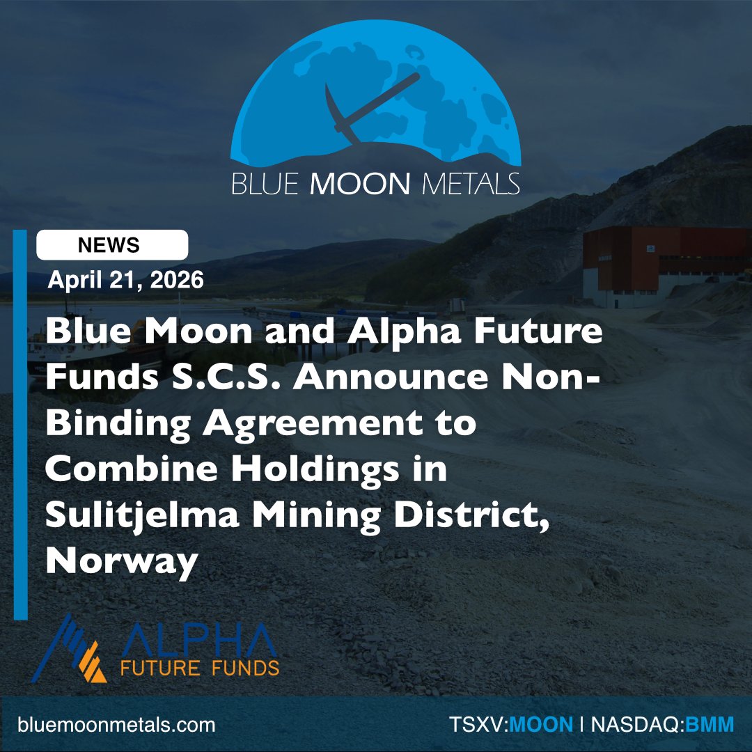 Blue Moon Metals Inc. MOON:TSX-V | BMM:NASDAQ tweet media