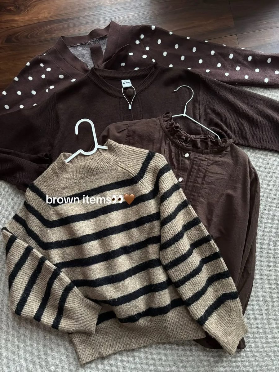 rainyychaa's tweet photo. BROWN OUTFIT START UNDER 100K! 🧸🤎

nemu local brand yang koleksi earth tone-nya secakep itu buat daily wear😭🫶 https://t.co/6tZ8jflCAQ