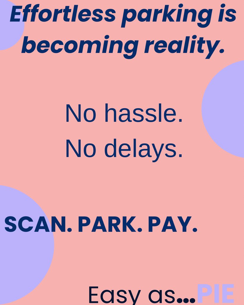 PIEParking's tweet photo. Parking should feel effortless and that’s exactly what we’re building.

No complexity. No friction. Just a seamless experience from start to finish.

SCAN. PARK. PAY.

Parking as easy as… PIE 

#innovation #tech #parking #smartcity #techafrica https://t.co/SFHZq8Xu9h