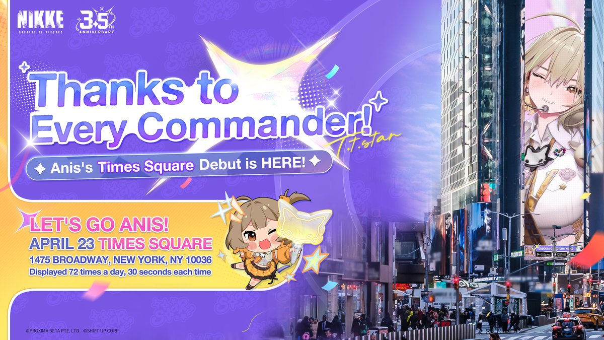 GODDESS OF VICTORY: NIKKE 0423 T.T. STAR Comeback tweet media