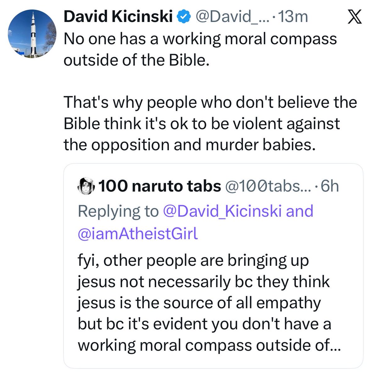 Atheist Girl tweet media