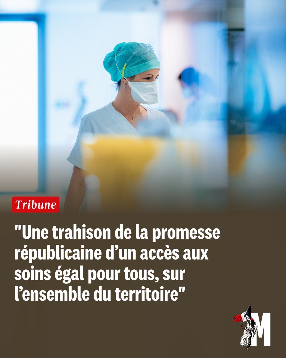 "Une trahison de la promesse républicaine d’un accès aux soins égal pour tous, sur l’ensemble du territoire"
➡️ l.marianne.net/O86