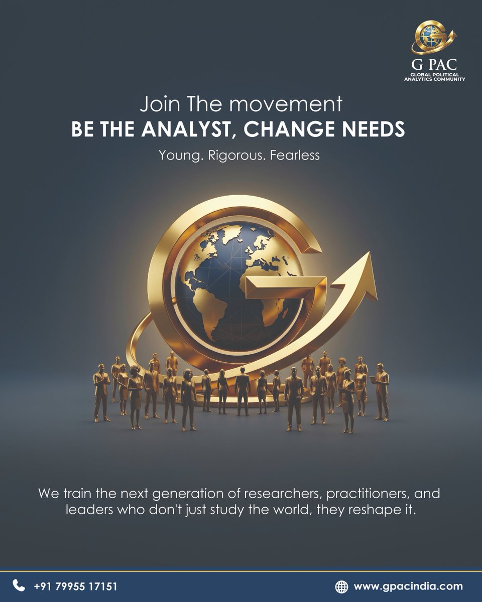Gpacindia4's tweet image. Join the movement 🌍✨

At G-PAC, we empower young minds to think critically, act fearlessly, and create real impact.

Be the analyst. Be the leader. Be the change-maker. 🚀

📞 +91 79955 17151
🌐 gpacindia.com

#GPAC #BeTheChange #FutureLeaders #Hyderabad