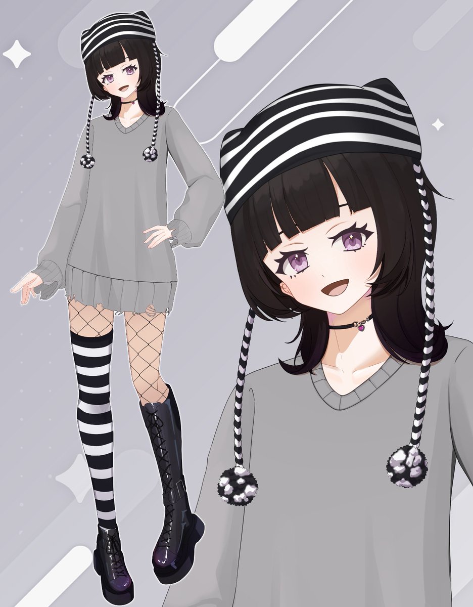 錦しとせ💀 Live2D&イラストご依頼募集中 tweet media