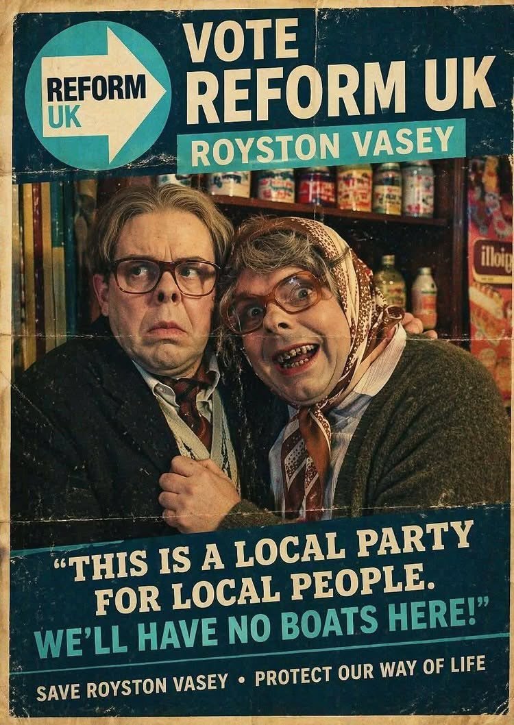 jdpoc's tweet image. Dammit, quite a few #Reform posters going up in my local area ...