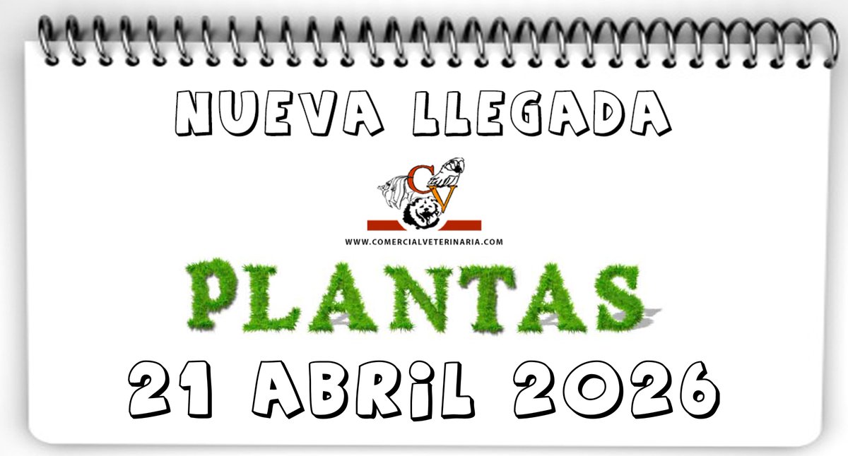 ComercialVeteri's tweet photo. -- NUEVA LLEGADA 21 de abril 2016 --

PLANTAS

Listado: https://t.co/B7c41ws2Yc https://t.co/4O0lzlMi6u