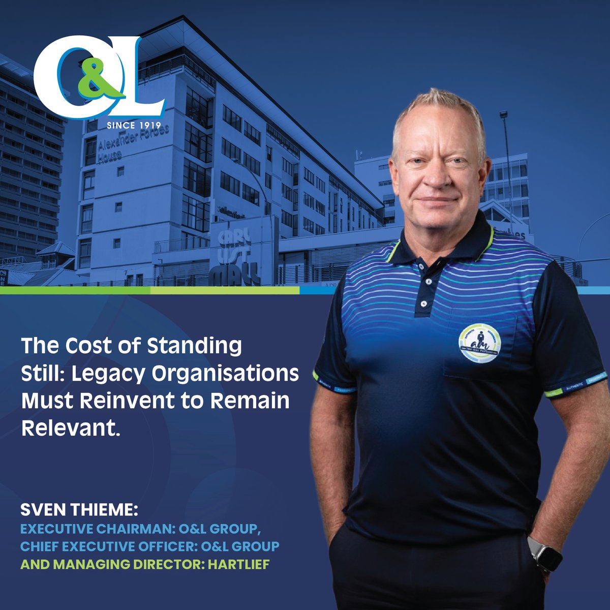 ohlthaverlist's tweet photo. The riskiest move in business? Standing still. Sven Thieme on why reinvention can't wait.  

Read more: https://t.co/KlOTIxC2kT

#OLGroup #Vision2029 https://t.co/qdzg0IFOWP